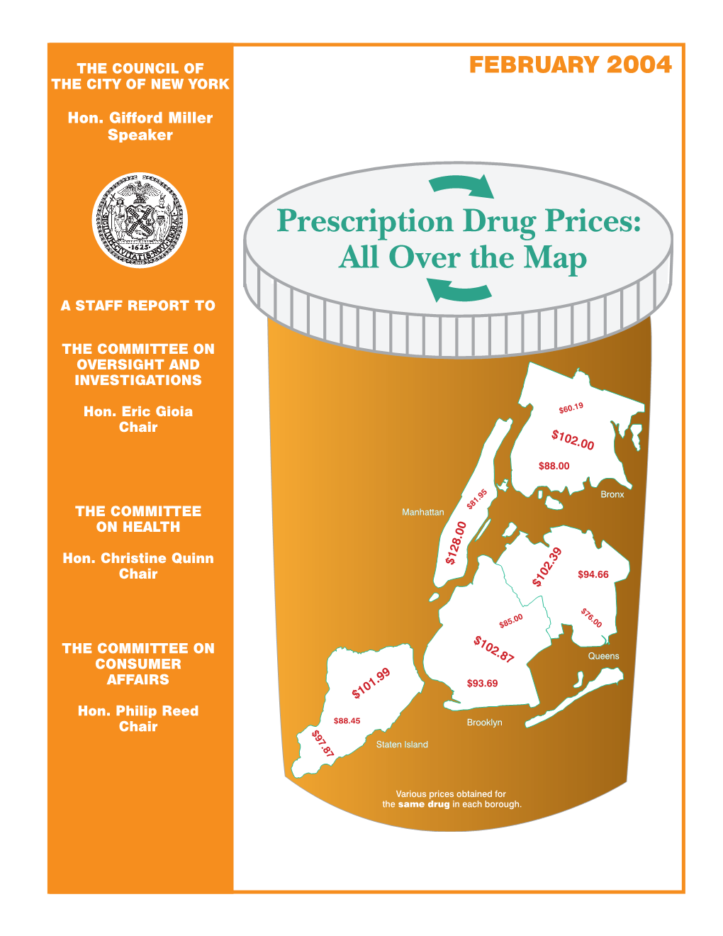 Prescription Drug Prices: All Over the Map