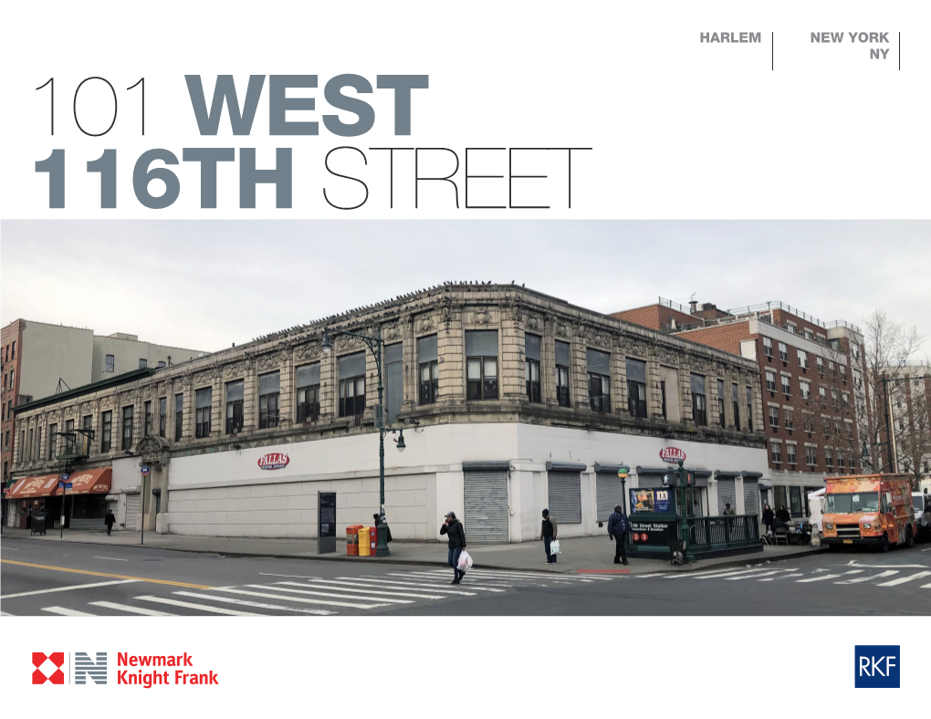 101 West 116Th Street, New York NY