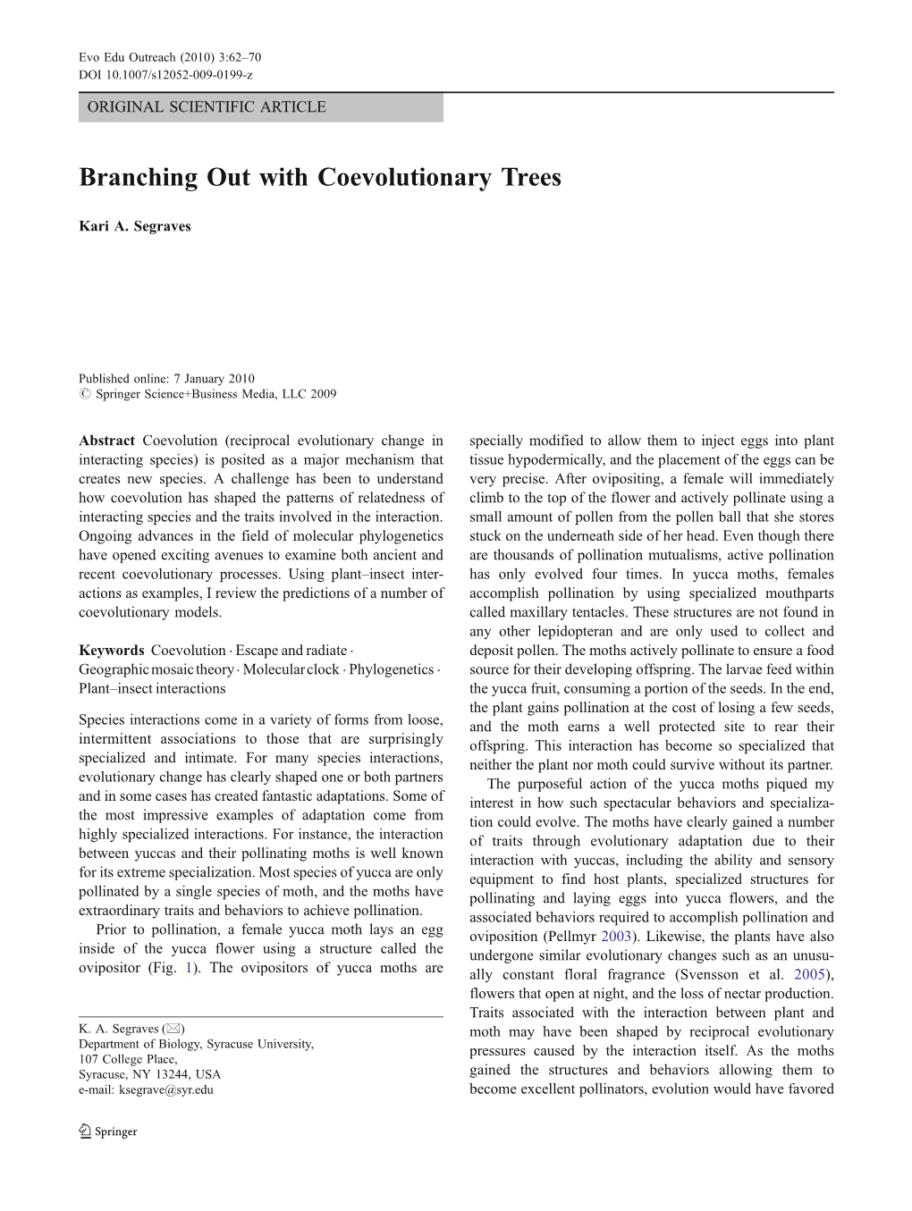 Branching out with Coevolutionary Trees