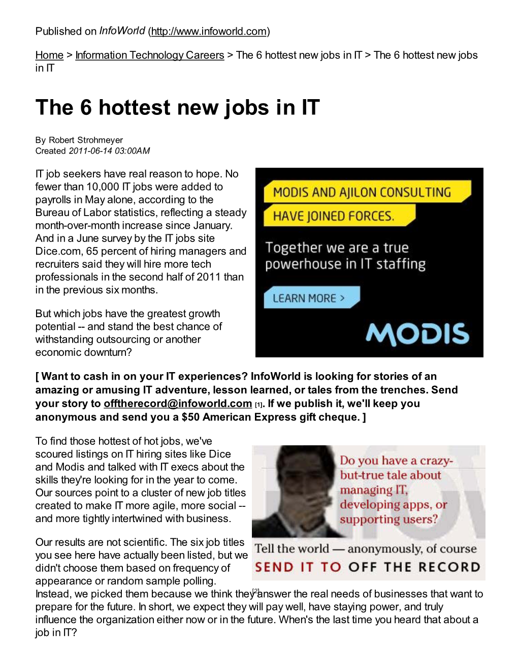 The 6 Hottest New Jobs in IT > the 6 Hottest New Jobs in IT