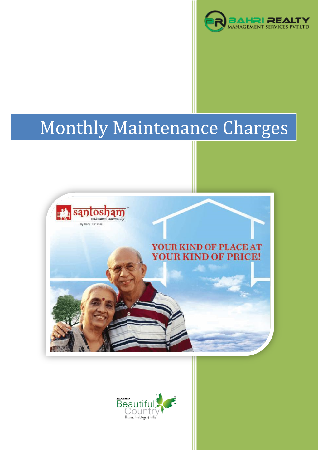 Monthly Maintenance Charges