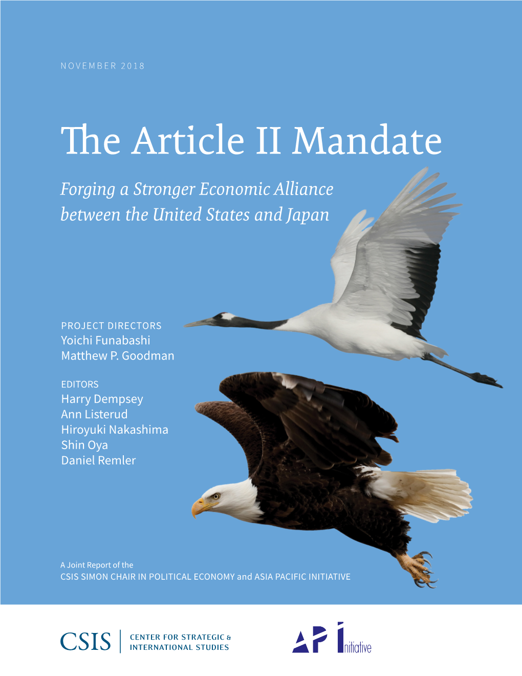 The Article II Mandate Forging a Stronger Economic Alliance Between the United States and Japan