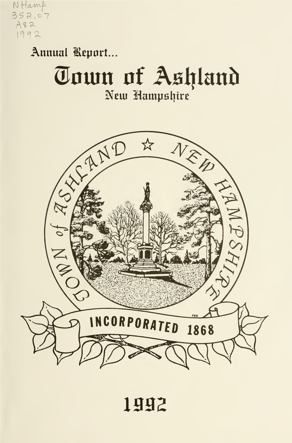 Annual Report of the Officers of the Town of Ashland, for the Fiscal Year