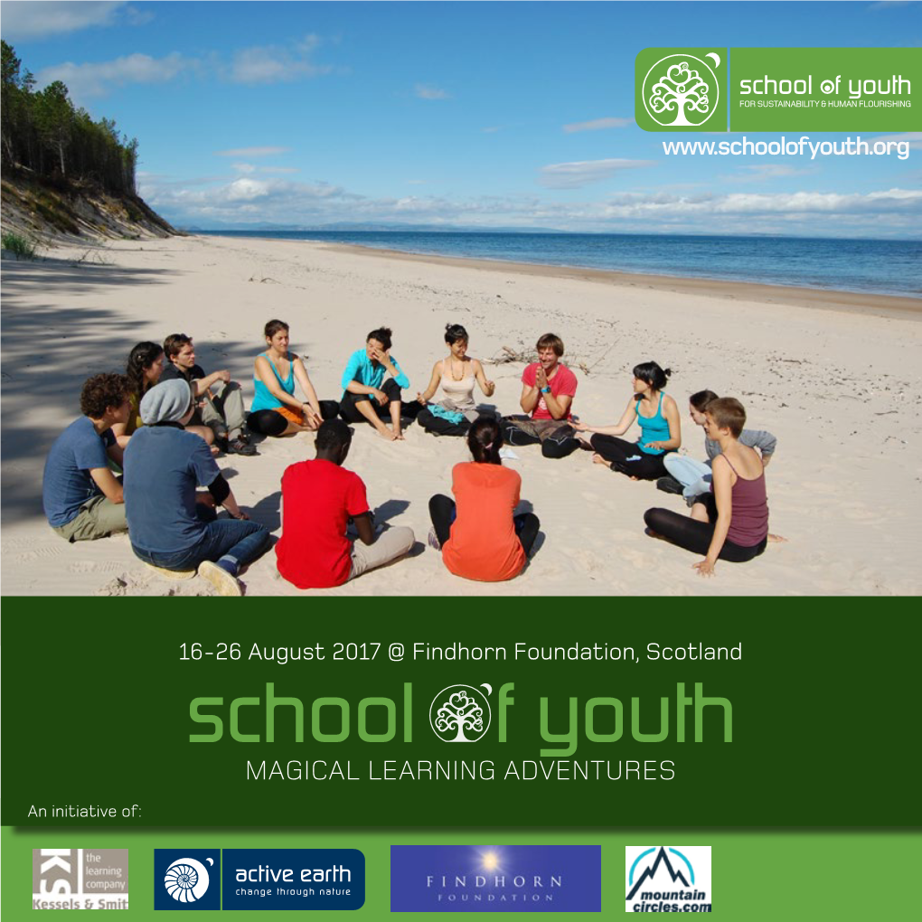 School F Youth for SUSTAINABILITY & HUMAN FLOURISHING