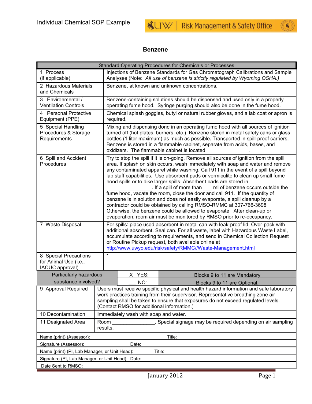 Additional Information About Benzene