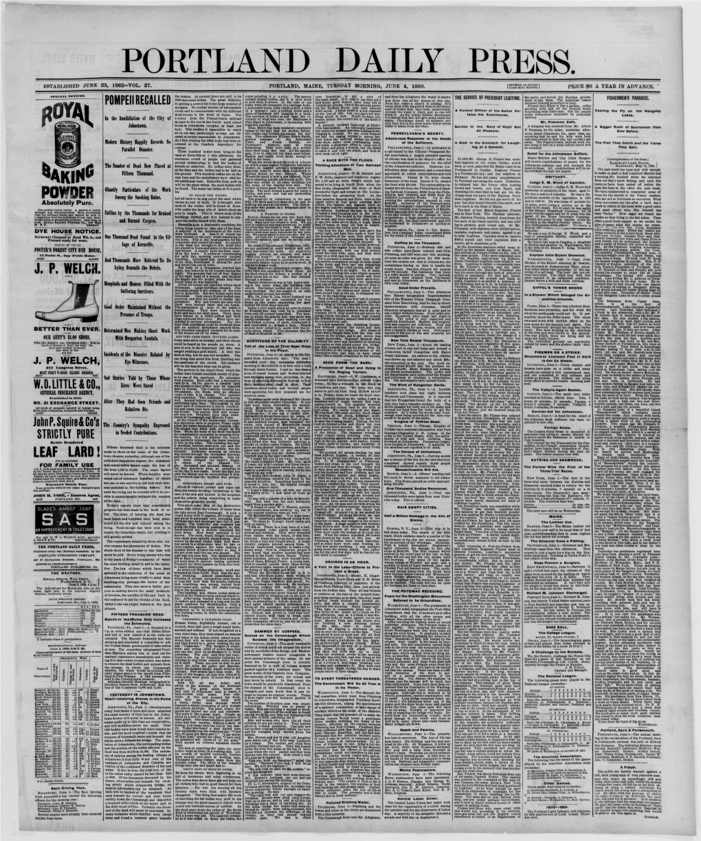Portland Daily Press: June 04,1889