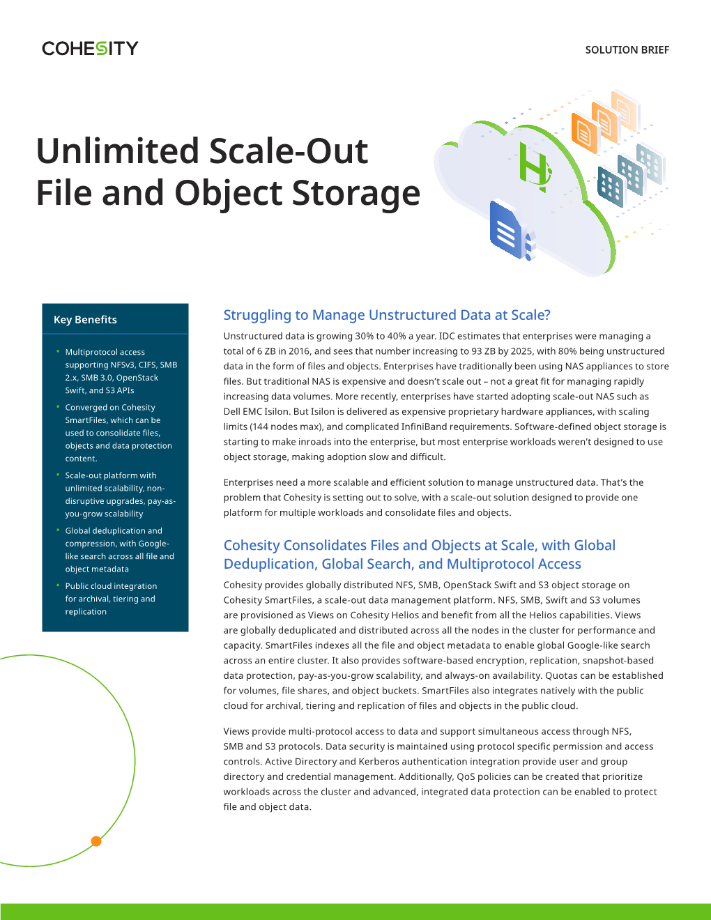 Unlimited Scale-Out File and Object Storage