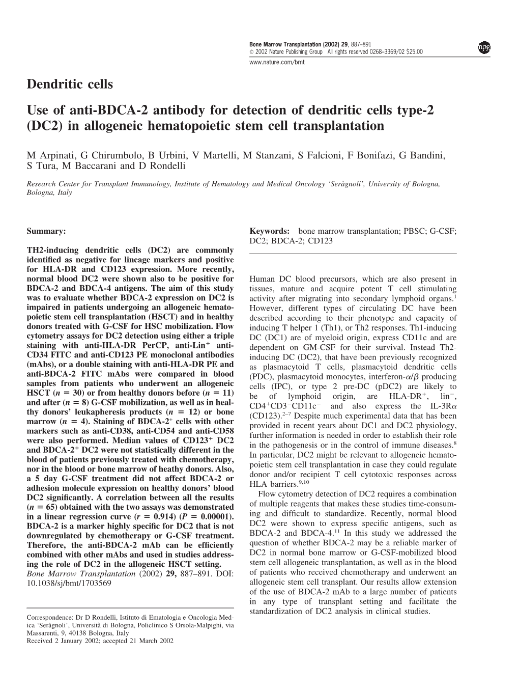 In Allogeneic Hematopoietic Stem Cell Transplantation