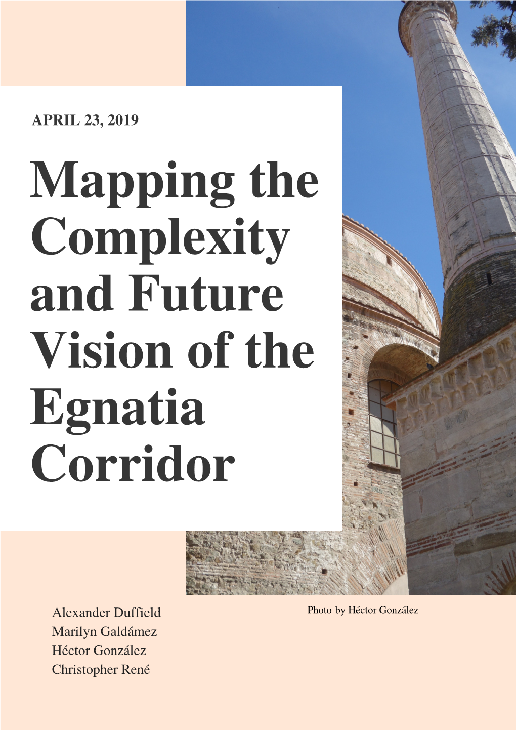 Mapping the Complexity and Future Vision of the Egnatia Corridor