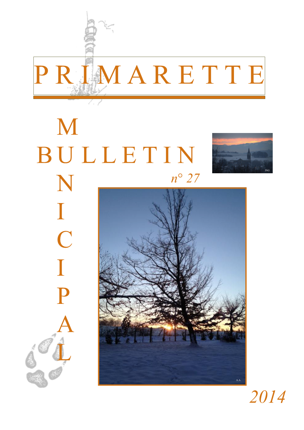 Bulletin Municipal N° 27/2014