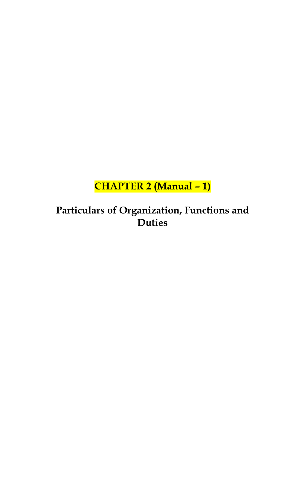 CHAPTER 2 (Manual – 1)