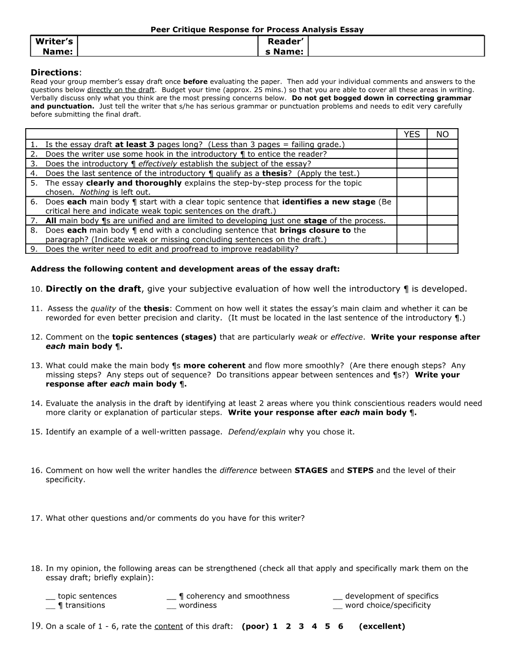 Exemplification Essay WG Worksheet