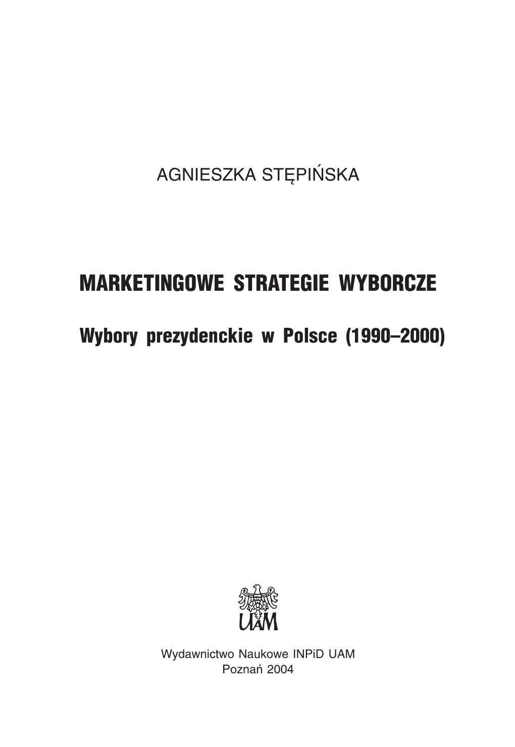 Marketingowe Strategie Wyborcze