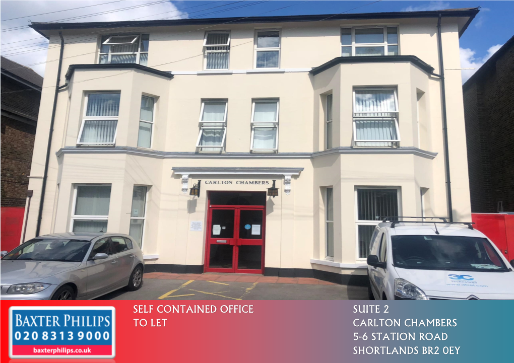 Self Contained Office Suite 2 to Let Carlton Chambers 5-6