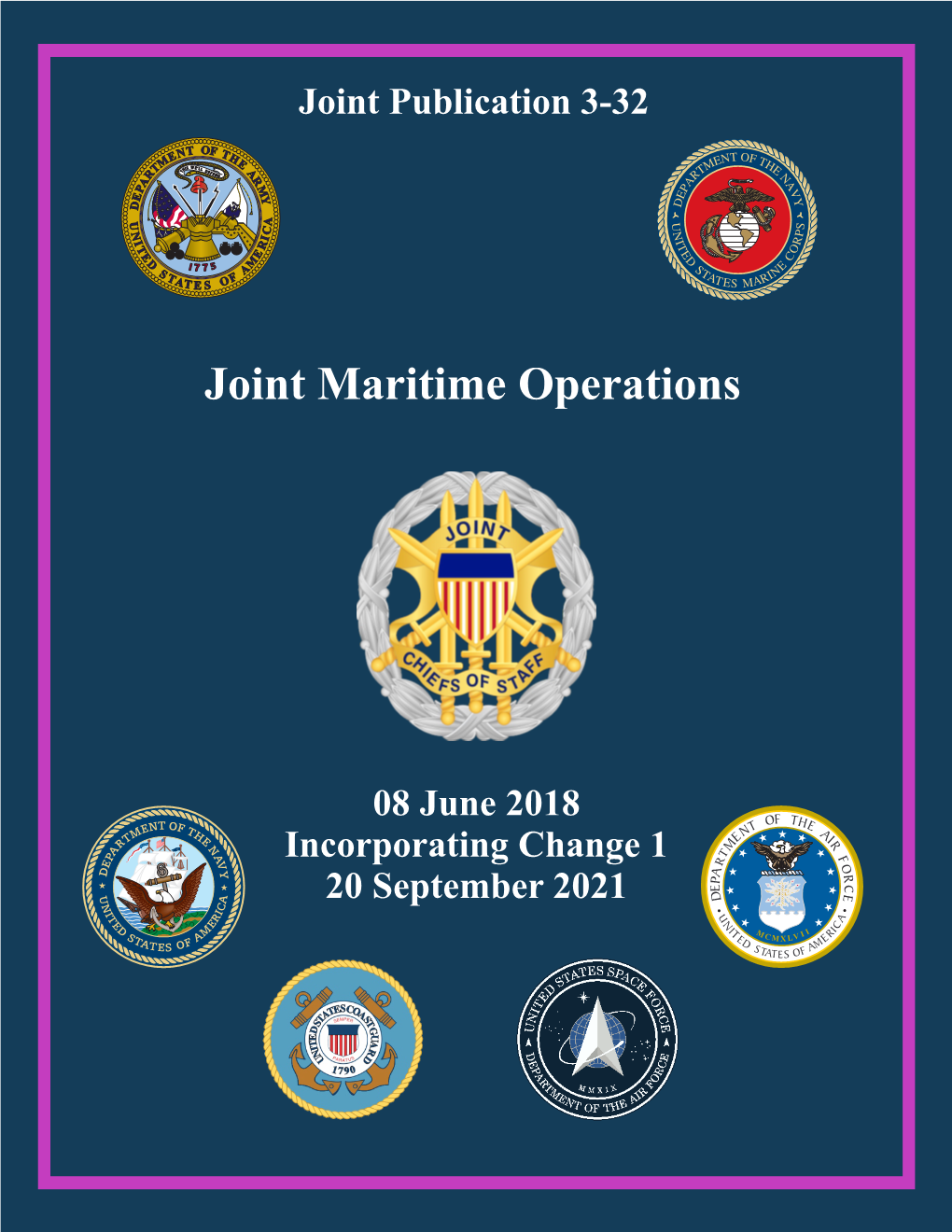 JP 3-32, Command and Control of Joint Maritime Operations, 8 June