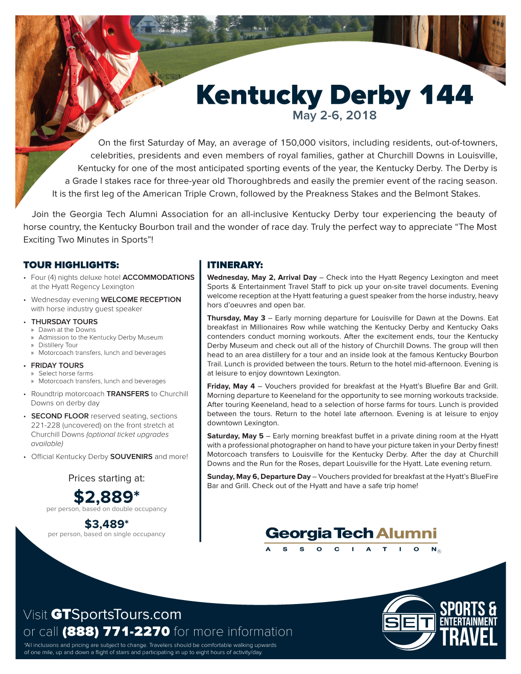 Kentucky Derby 144 May 2-6, 2018