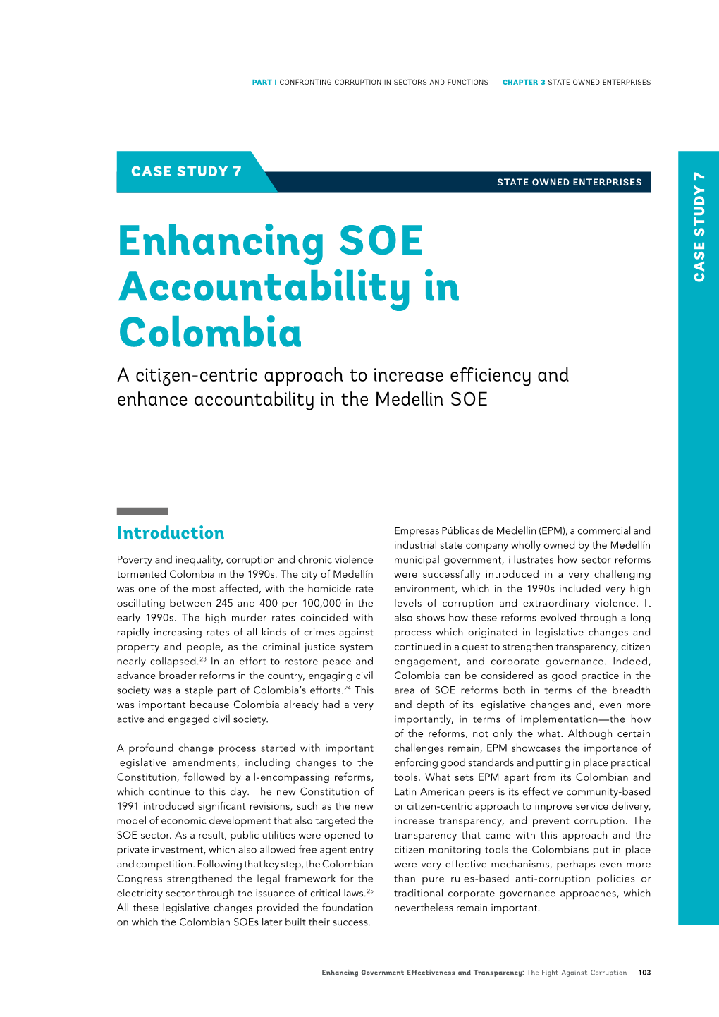 Enhancing SOE Accountability in Colombia
