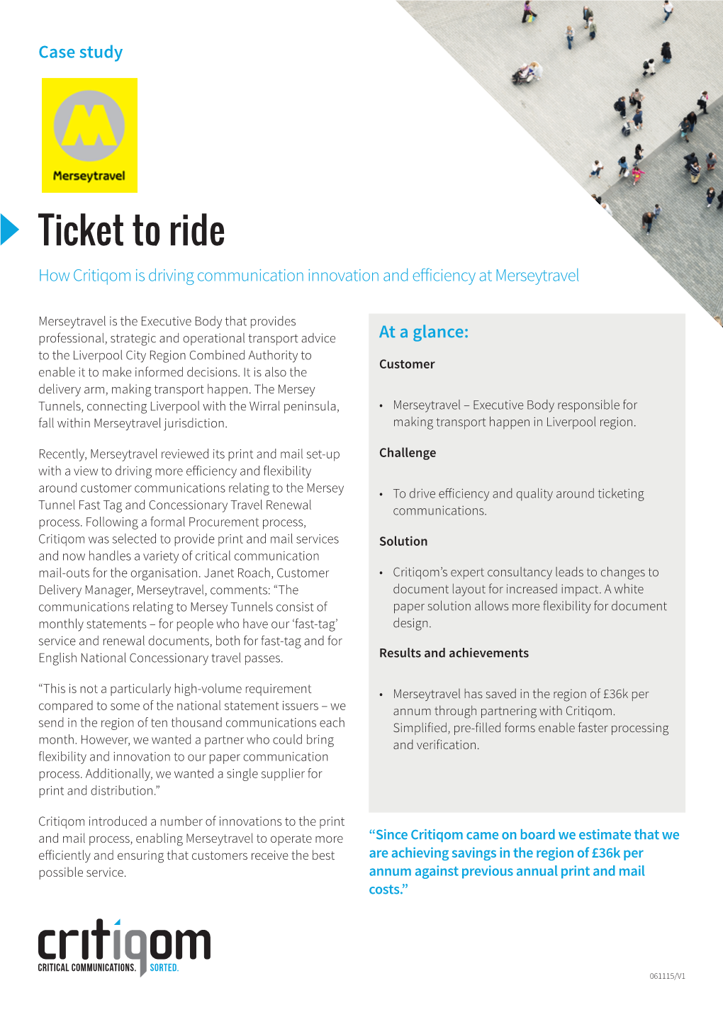 Ticket to Ride How Critiqom Is Driving Communication Innovation and Efficiency at Merseytravel