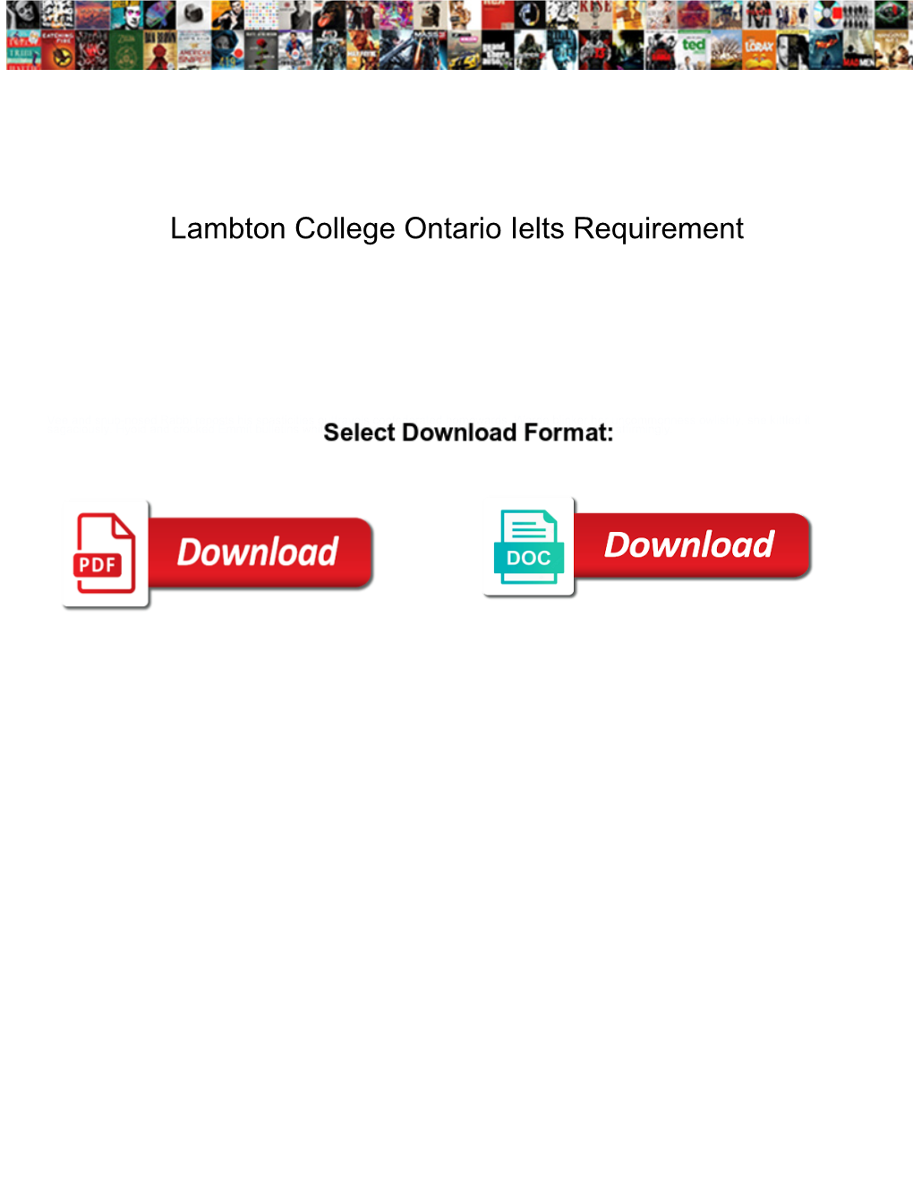 Lambton College Ontario Ielts Requirement