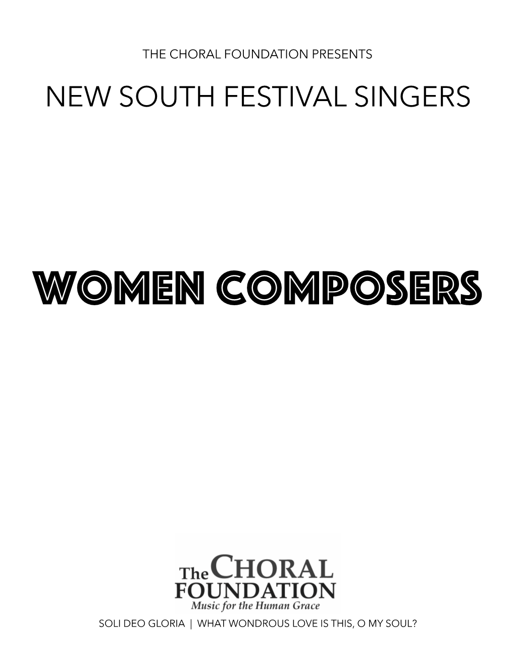 2019 Women Composers Program