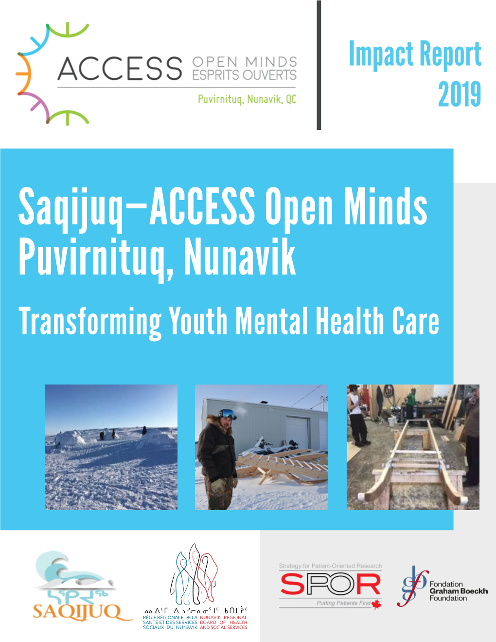 Puvirnituq, Nunavik Transforming Youth Mental Health Care INNOVATION in ACTION