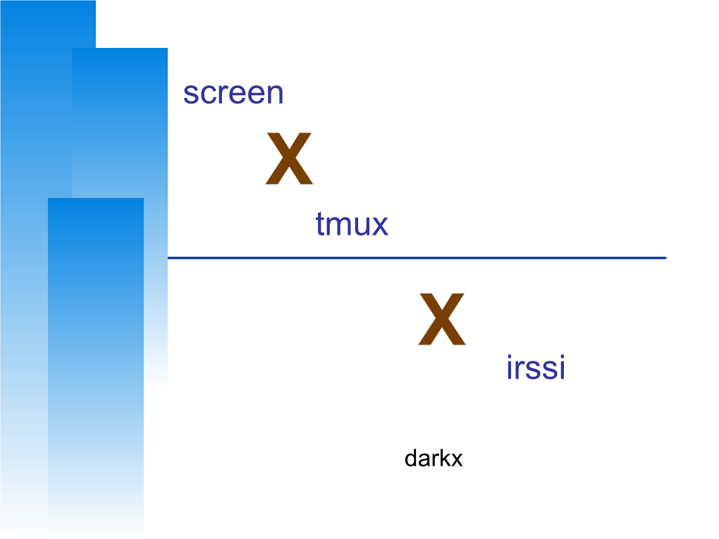 Screen Tmux Irssi