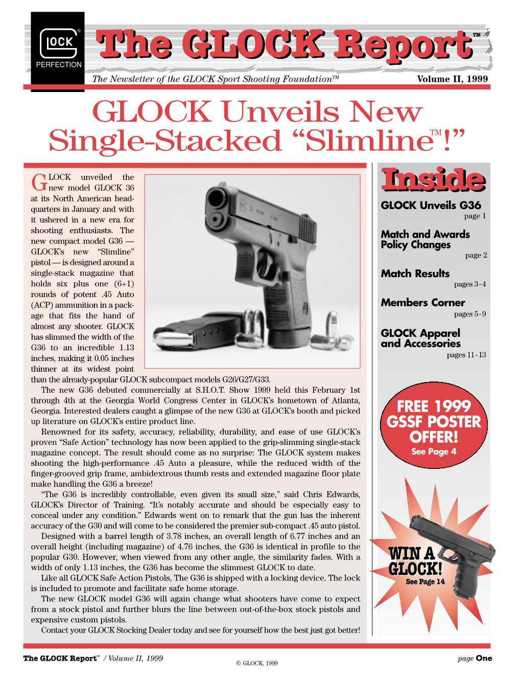 The GLOCK Report