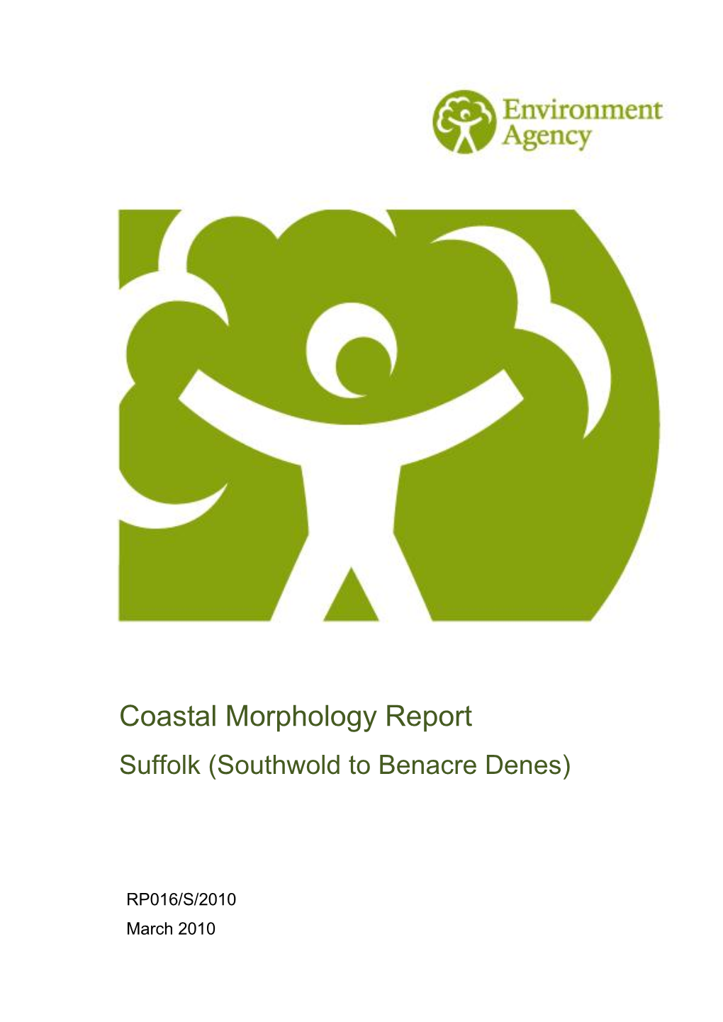 Coastal Morphology Report Suffolk (Southwold to Benacre Denes)