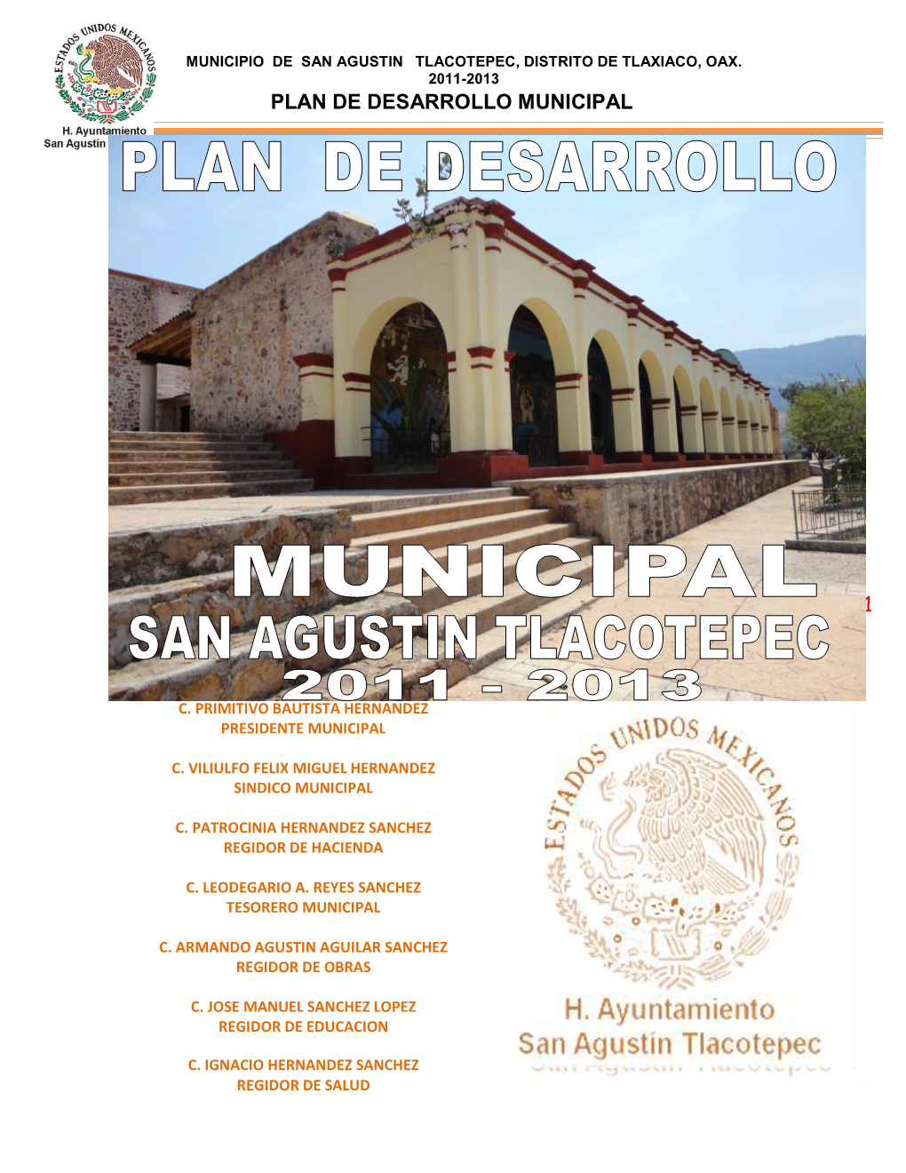 Plan De Desarrollo Municipal 1