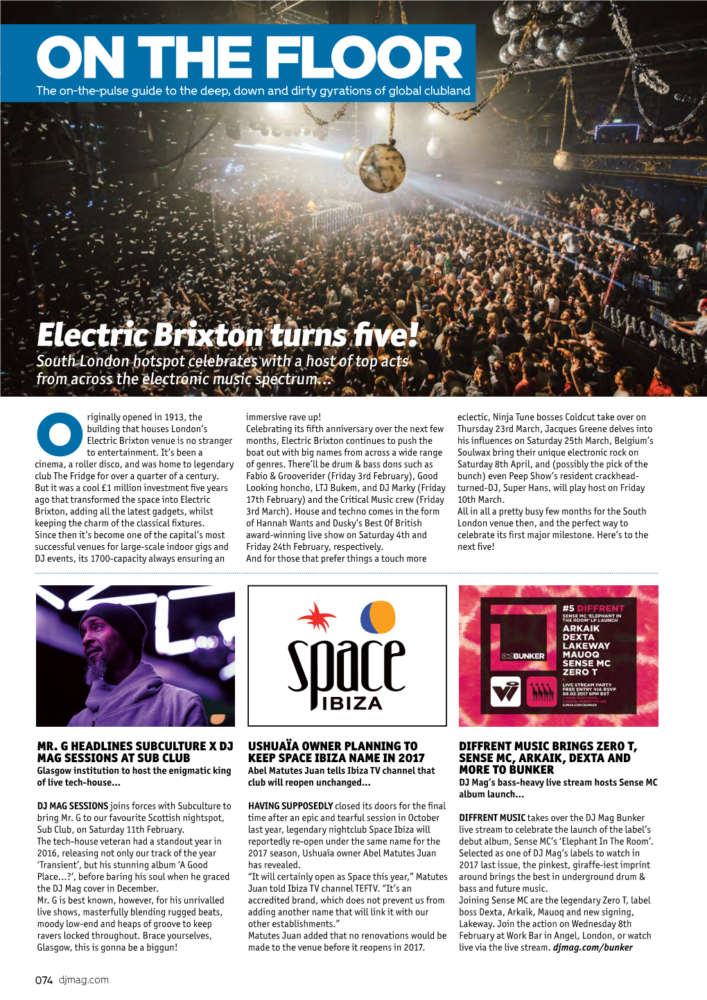 ON the FLOOR the On-The-Pulse Guide to the Deep, Down and Dirty Gyrations of Global Clubland