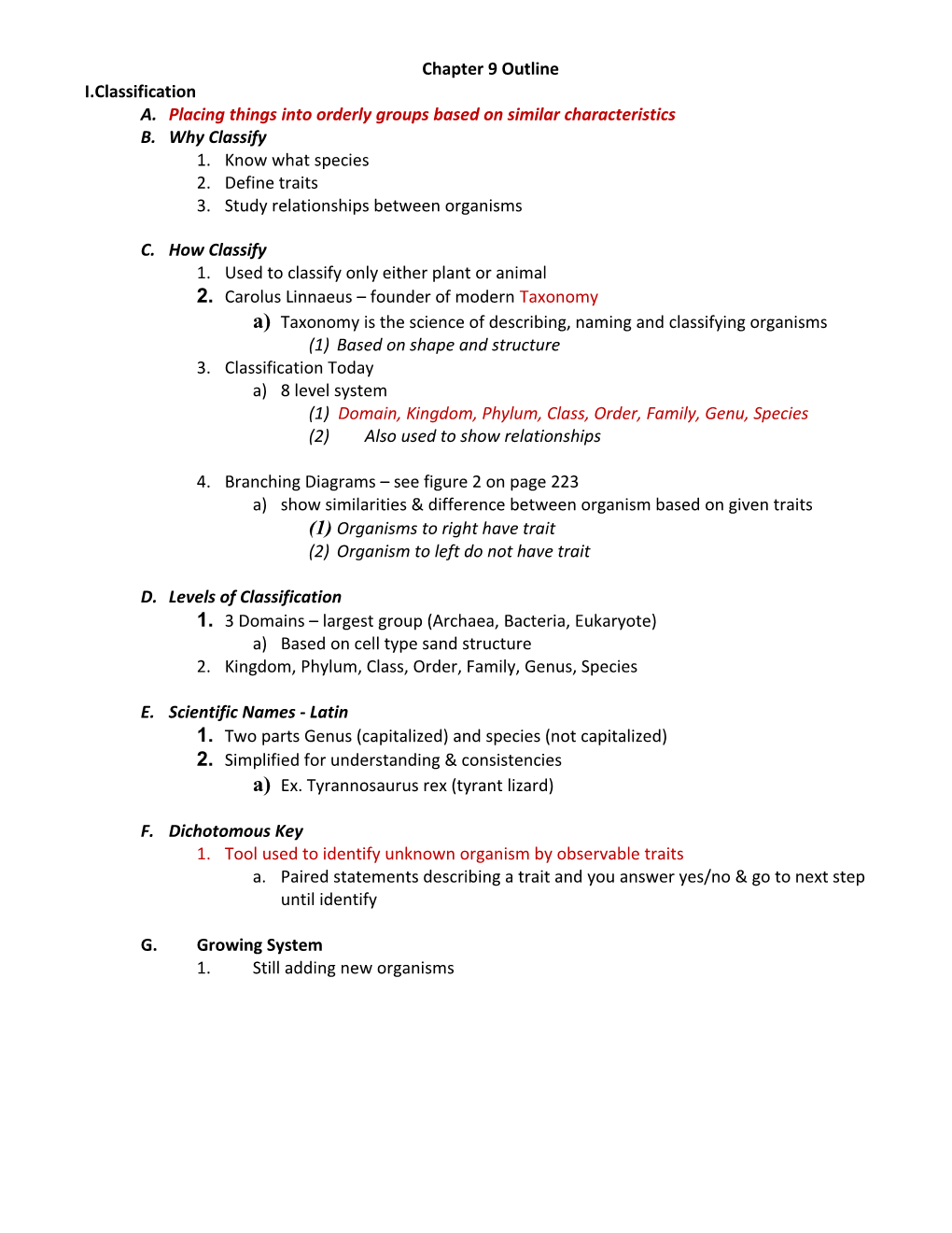 A. Placing Things Into Orderly Groups Based on Similar Characteristics