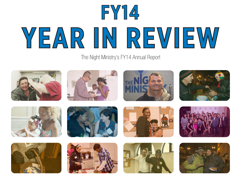 The Night Ministry's FY14 Annual Report