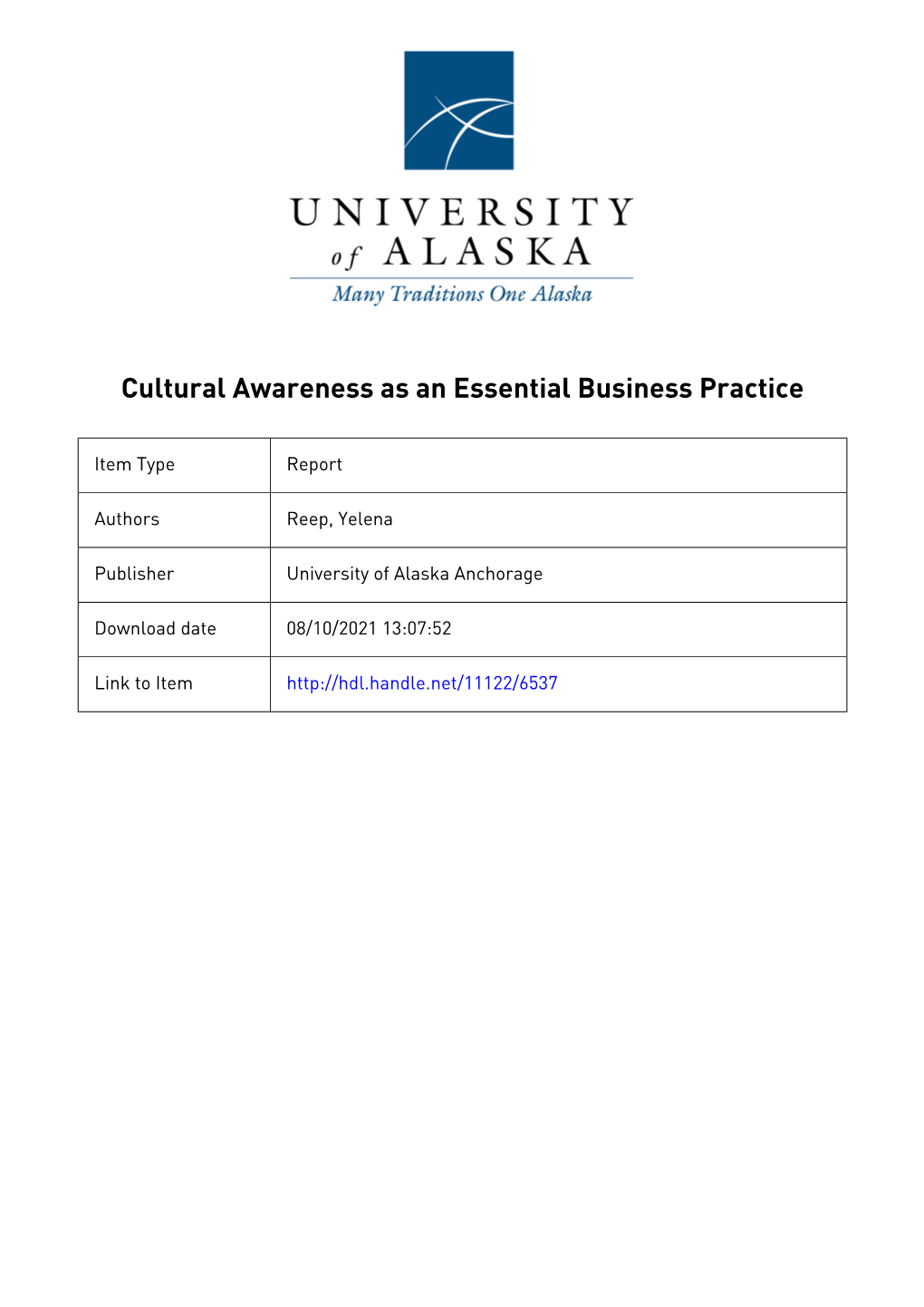 Cultural Awareness As an Essential Business Practice