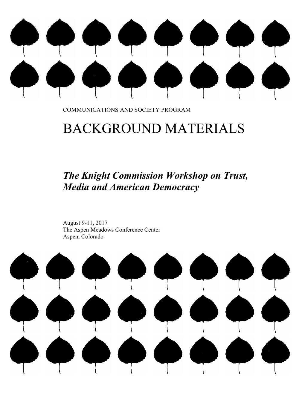 Download the Full Pdf Collection of Background Materials