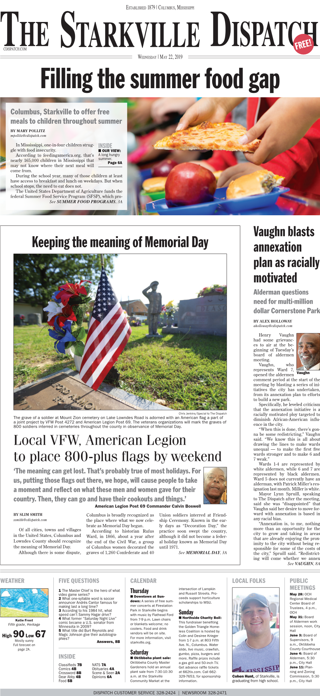 Keeping the Meaning of Memorial Day Annexation Plan As Racially Motivated a Lderman Questions Need for Multi-Million Dollar Cornerstone Park