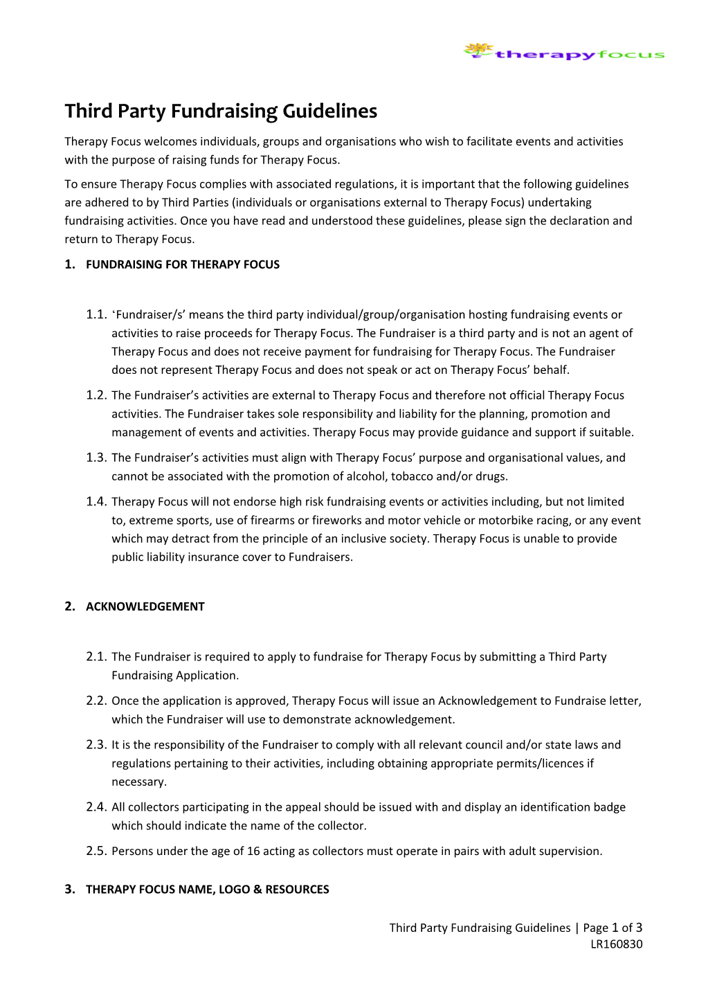 Controlled Document Template