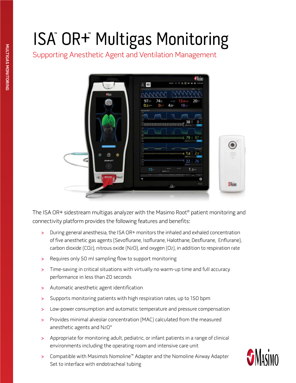 ISA™ OR+™ Multigas Monitoring