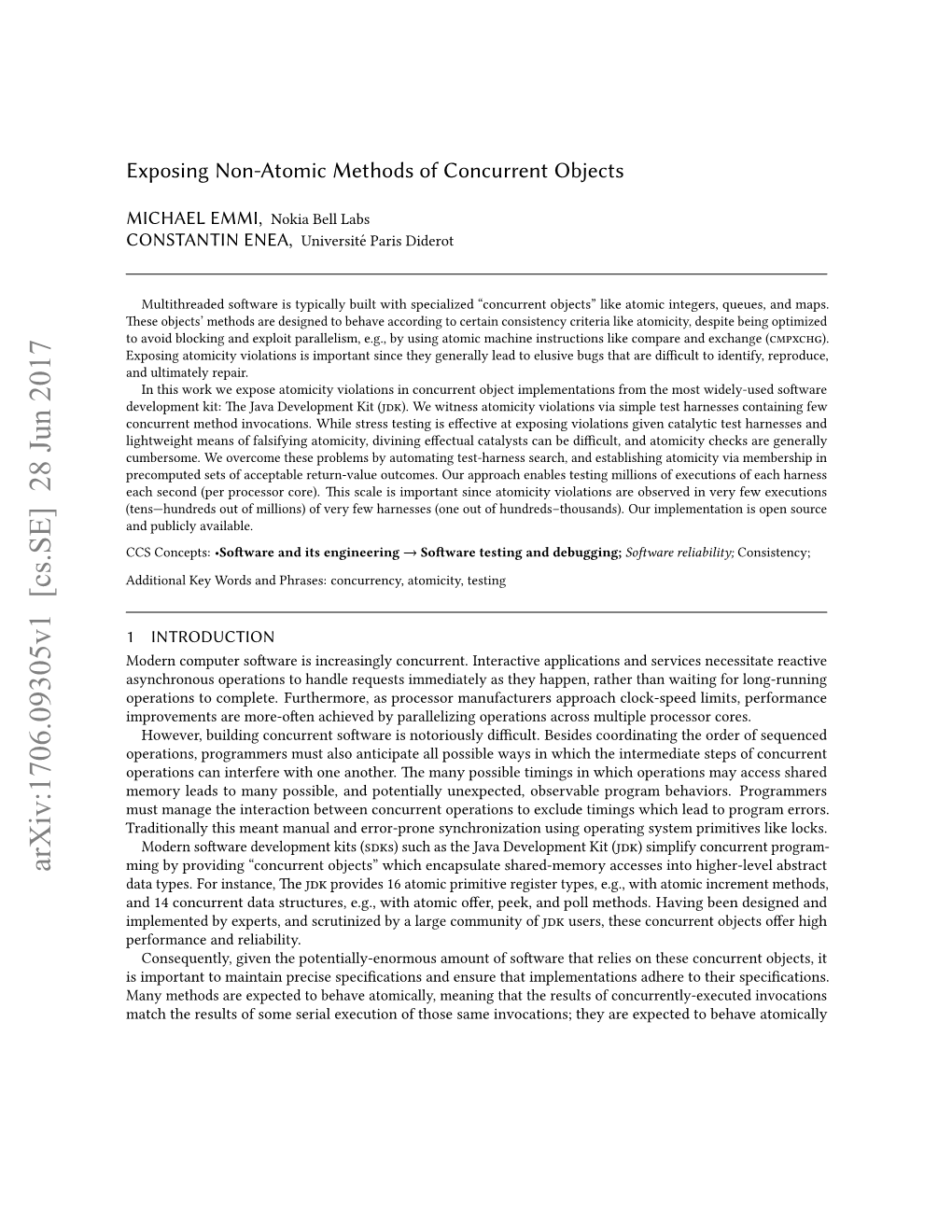 Exposing Non-Atomic Methods of Concurrent Objects