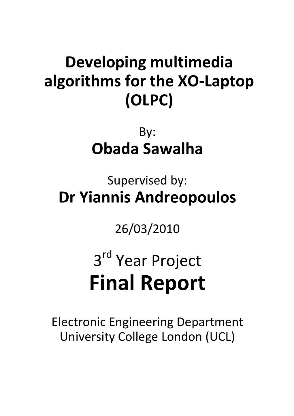 Final Report