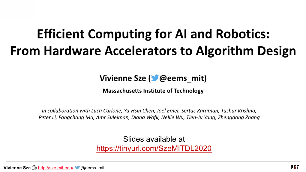 From Hardware Accelerators to Algorithm Design