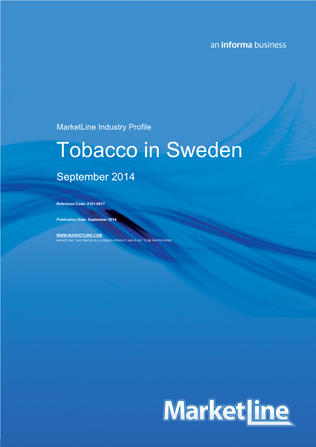 Tobacco in Sweden September 2014