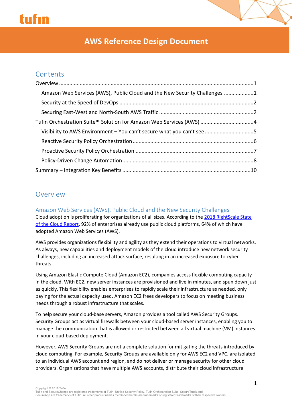 AWS Reference Design Document