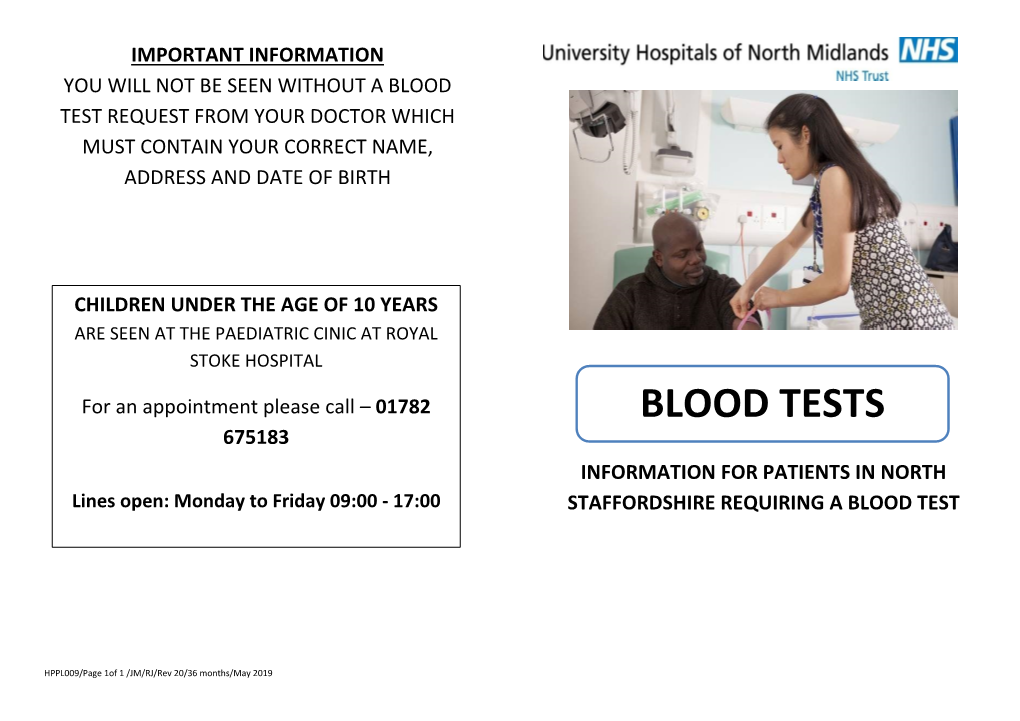 Blood Tests 675183