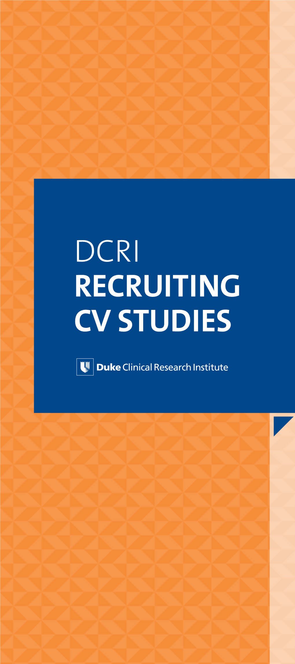 Dcri Recruiting Cv Studies
