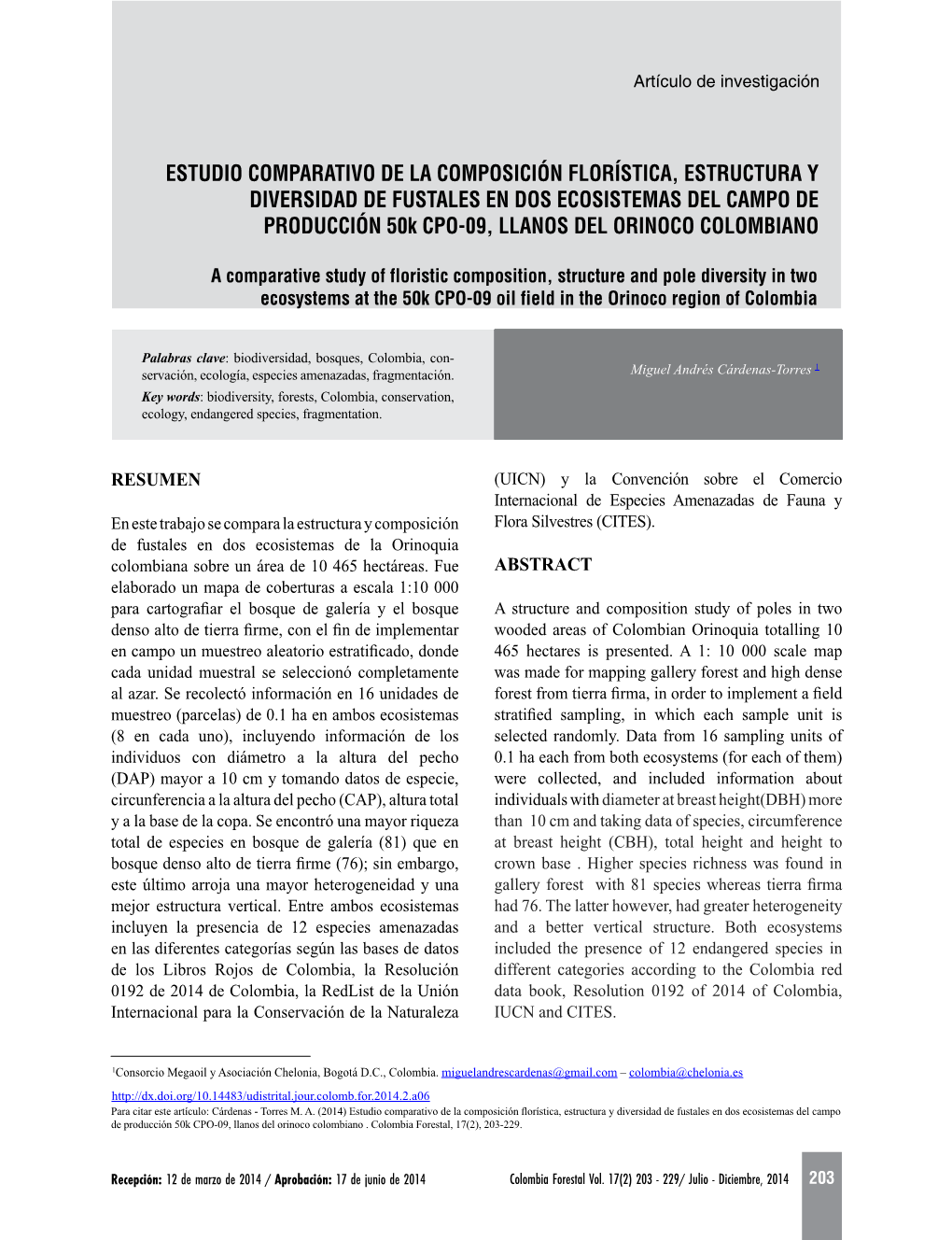 Estudio Comparativo De La Composición