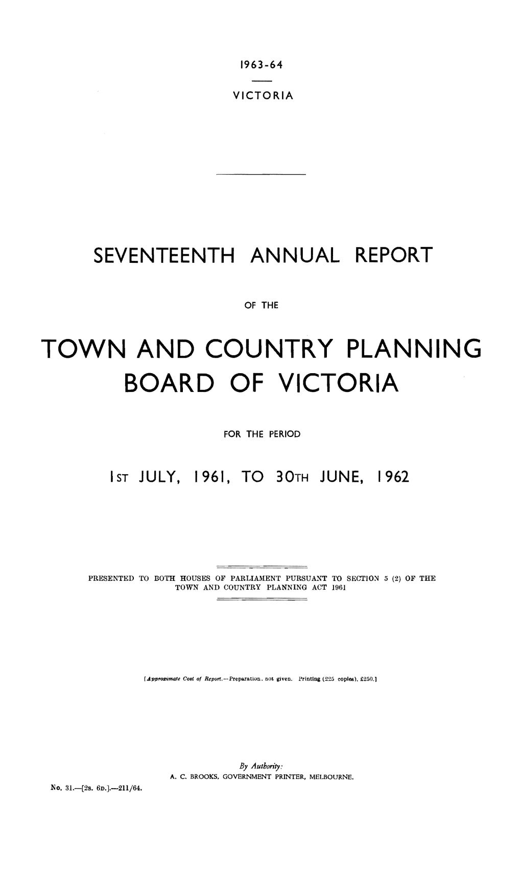 Town and Country Planning Board of Victoria