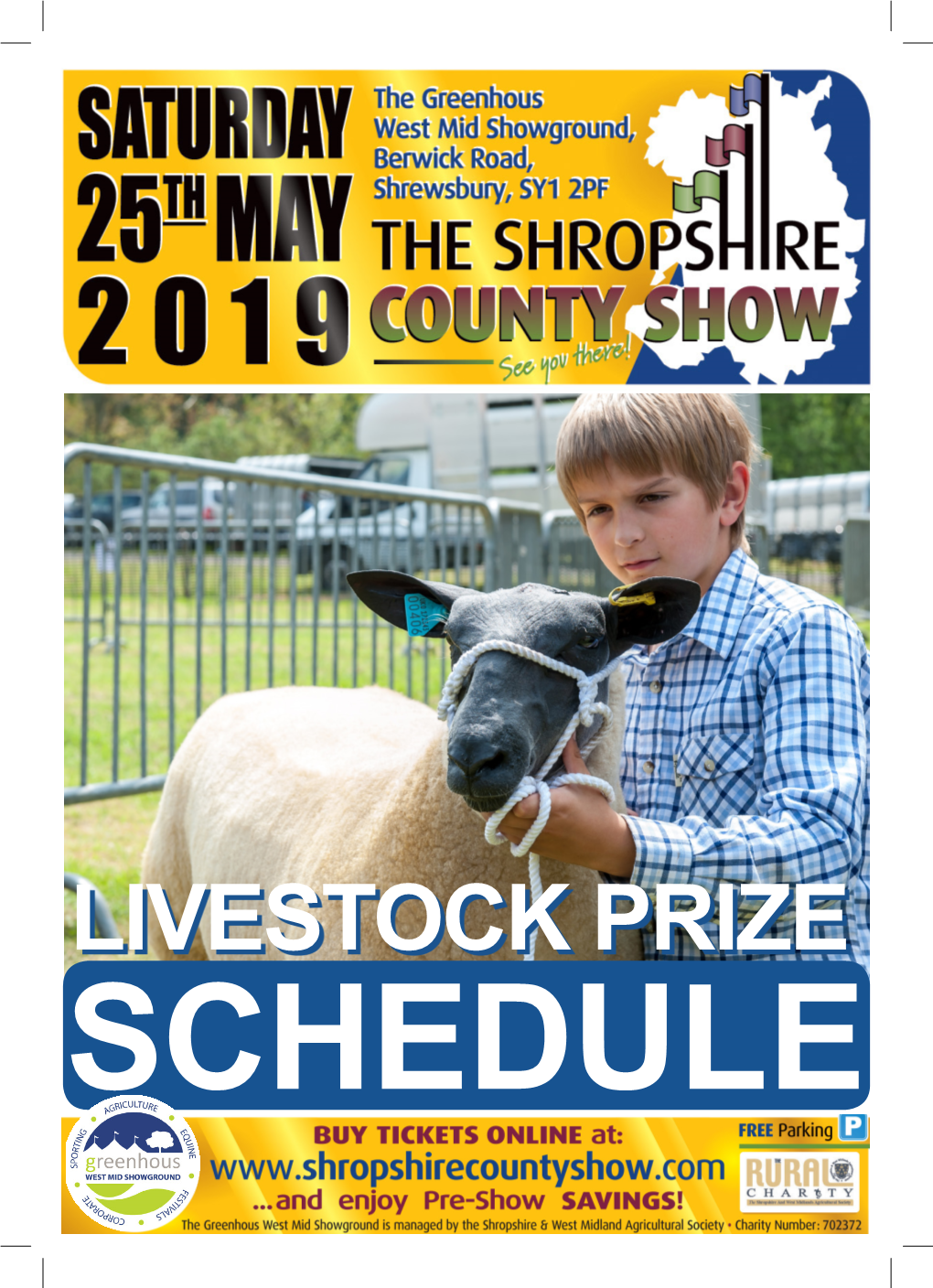 Livestock Prize Schedule
