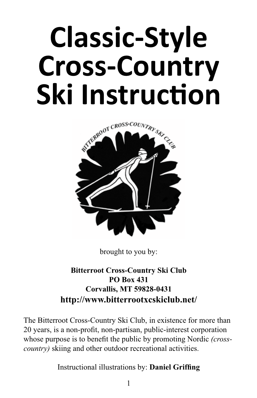 Classic-Style Cross-Country Ski Instruction