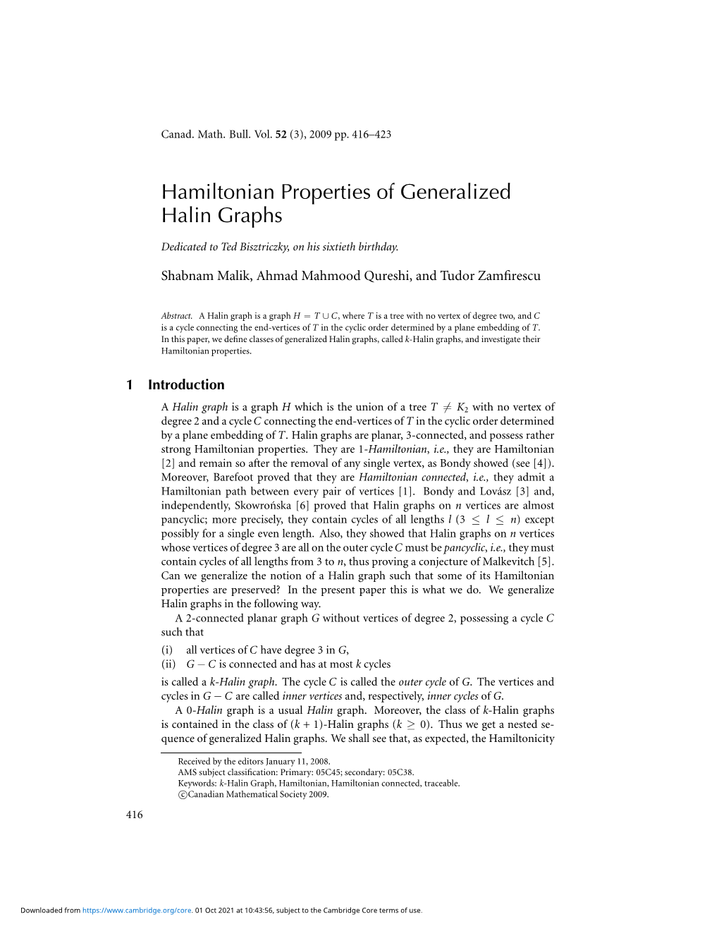 Hamiltonian Properties of Generalized Halin Graphs