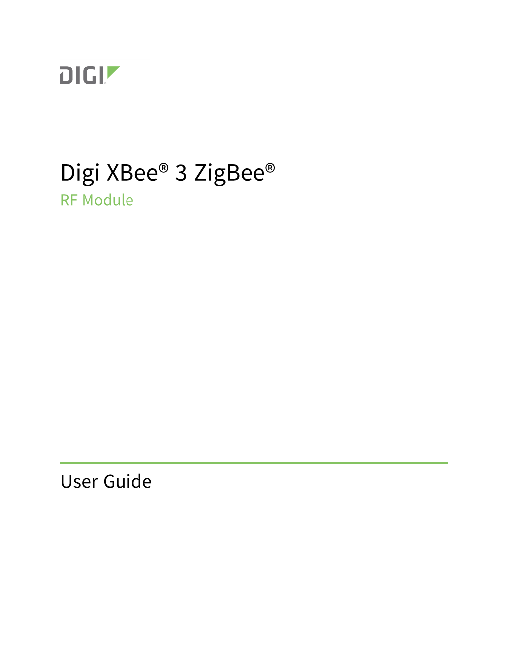 Digi Xbee® 3 Zigbee® RF Module